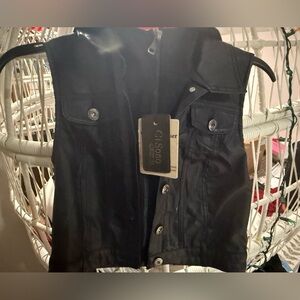Ci Sono black junior non leather vest